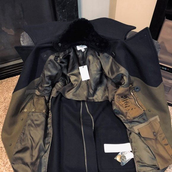 Coach Wool Mariners Pea Coat - Picture 6 of 16